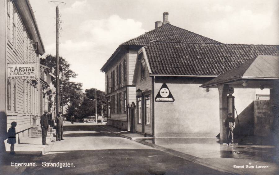 Bensinstasjon i Strandgaten
